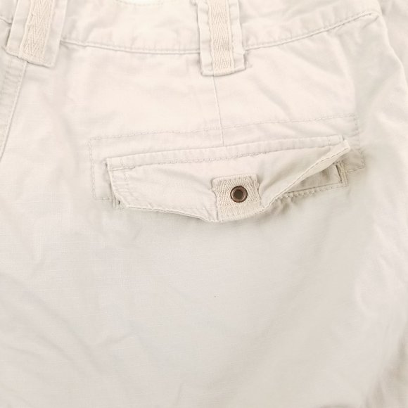 Eddie Bauer Straight Leg Cargo Pants Beige 10 Tall - Picture 4 of 10